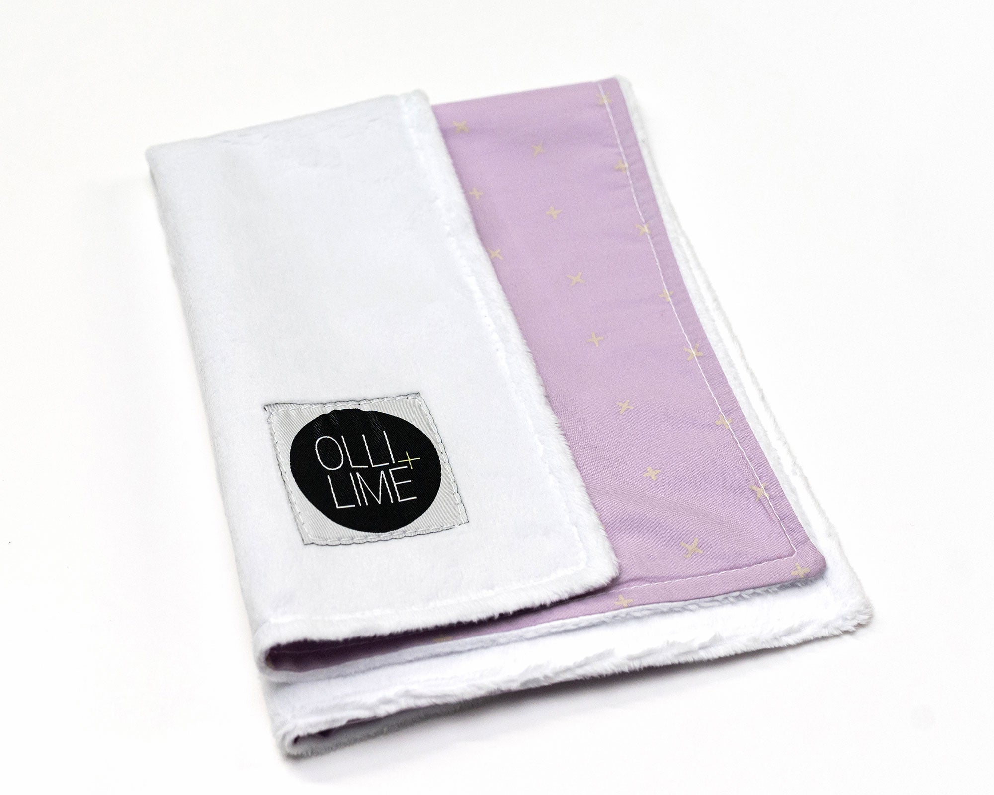 Lavender Hugs - Lovey Cuddle - Ivory X on Lilac/Lavender - Olli+Lime